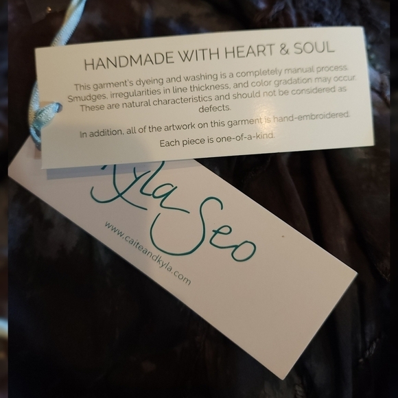 Kyla Seo Tie Dye Button Up Top Sz S - Picture 12 of 12